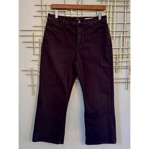 NYDJ Brown Petite Straight Leg Jeans Size 12P Stretch